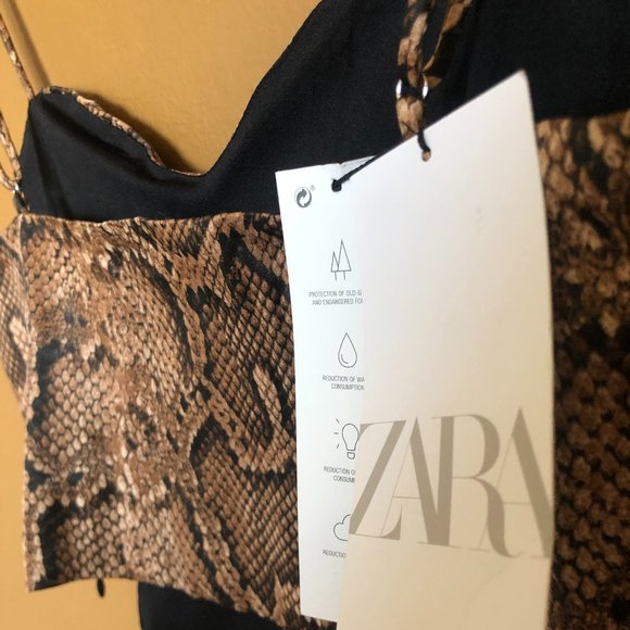 (NWT) ZARA Print Crop Top - Picture 7 of 7